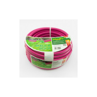Шланг POLYAGRO ТЭП 1/2", 25 м, фуксия, резиновый армированный трёхслойный морозостойкий 7558425