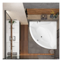 Акриловая ванна VAGNERPLAST VERONELA CORNER 140 VPBA140VEA3X-04