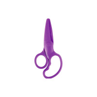 Ножницы ЮНЛАНДИЯ ЁЖИК 127 мм, безопасные пластиковые лезвия, эрогономичные ручки 236982