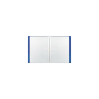 Папка BRAUBERG Office 10 вкладышей, синяя, 0.5мм, 222625