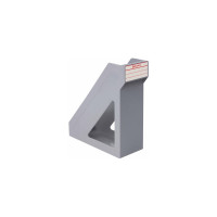 Вертикальный лоток для бумаг BRAUBERG Basic 265х100х285 мм, серый 237010