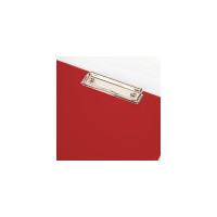 Доска-планшет BRAUBERG Comfort с прижимом А4 230 х350 мм, картон/ПВХ, красная, 222658