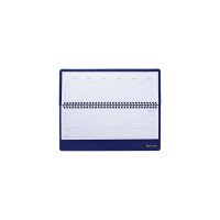 Настольный недатированный планинг BRAUBERG Select 305x140мм, балакрон, синий 111698