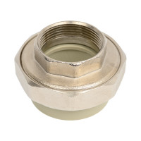 Муфта комбинированная RTP разъемная, американка, внутренняя резьба, D50х1 1/2 мм, серая 15805