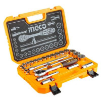 Набор торцевых головок INGCO с трещоткой, 1/2 HKTS12251