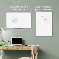 Магнитно-маркерная доска STAFF ПВХ рамка, 236158