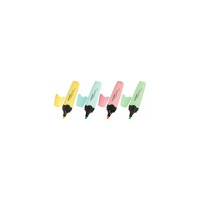 Текстовыделители BRAUBERG DELTA PASTEL набор 4 шт, ассорти, линия 1-5 мм 151735