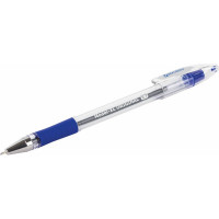 Ручка 12 шт в упаковке BRAUBERG шариковая масляная с грипом Model-XL ORIGINAL СИНЯЯ узел 07ммлиния 035мм  143242