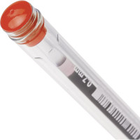 Ручка 12 шт в упаковке BRAUBERG шариковая масляная Rite-Oil КРАСНАЯ корпус прозрачный 07мм линия 035мм  142148