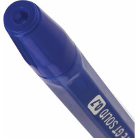 Ручка шариковая масляная с грипом i-Rite GT Solid BRAUBERG, СИНЯЯ, корпус синий, узел 0,7 мм 12 шт 143305