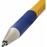 Шариковая ручка Staff с грипом Basic Bp-14 Orange, cиняя, узел 0,7 мм, линия письма 0.35 мм 143747