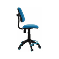 Детское кресло Бюрократ KD-4-F голубой TW-55, крестовина пластик, подставка для ног 1074959