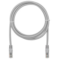 Патч-корд компьютерный UTP SUPRLAN 6 4x2 24AWG (7x0.2mm) Cu LSZH серый 1м 10-0167