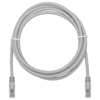Патч-корд компьютерный UTP SUPRLAN 6 4x2 24AWG (7x0.2mm) Cu LSZH серый 2м 10-0168