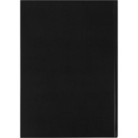 Книга учета BRAUBERG 96 л, клетка, твердая, бумвинил, офсет, наклейка, А4, 200x290 мм, черная 130278