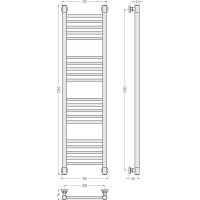 Водяной полотенцесушитель Сунержа ДР "Богема+" прямая 1200x300 00-0220-1230