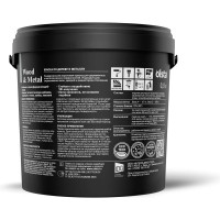 Краска по дереву и металлу OLSTA Wood&metal полуматовая БАЗА A 0.9 л OWMAM-09