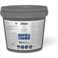 Краска для деревянных поверхностей OLSTA Wood paint матовая БАЗА A 0.9 л OWDA-09