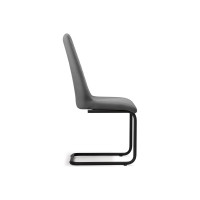 Стул Woodville Лулла серый, черный 504189