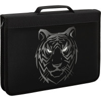 Папка для труда BRAUBERG Tiger на молнии, А4, с ручкой, 1 отделение, органайзер 271449