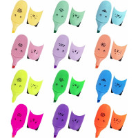 Набор текстовыделителей BRAUBERG Kids Cute Cats мини 12 цветов, линия 1-5 мм 152437