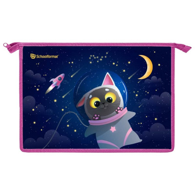 Папка для труда для девочек SCHOOLFORMAT SPACE CAT ПТРКМ-СПК