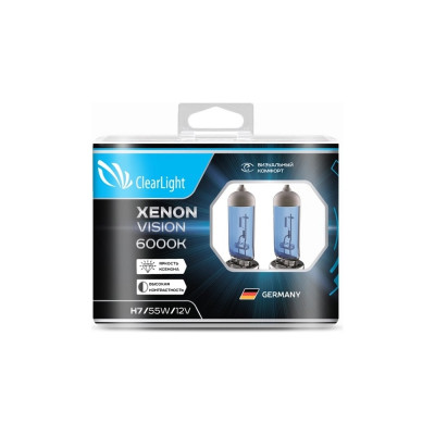 Clearlight Комплект ламп h15 12v-15/55w xenonvision (2 шт.) MLH15XV