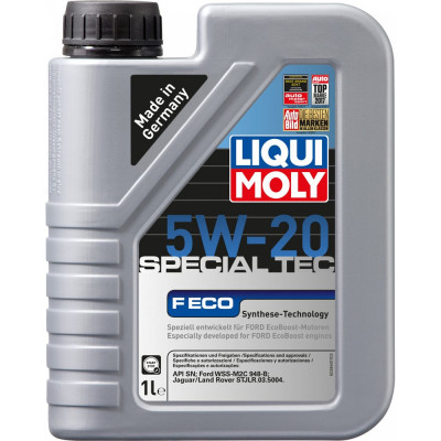 НС-синтетическое моторное масло LIQUI MOLY Special Tec F ECO 5W-20 3840