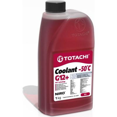 Охлаждающая жидкость Totachi NIRO COOLANT Red G12+ 44801