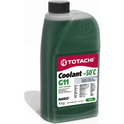 Охлаждающая жидкость Totachi NIRO COOLANT Green G11 4589904940200