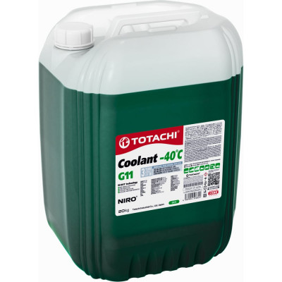 Охлаждающая жидкость Totachi NIRO COOLANT Green G11 4589904526824