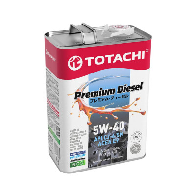 Моторное масло Totachi Premium Diesel Fully Synthetic CJ-4/SM 5W-40 4562374690752