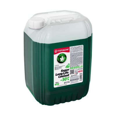 TOTACHI Охлаждающая жидкость SUPER LLC Green -50C 10л 4589904520631