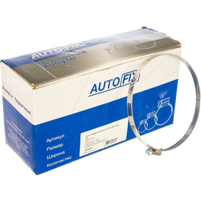 Червячные хомуты AutoFix W2 NWC-12 140-160