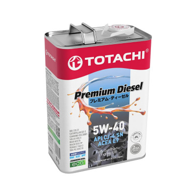 Моторное масло Totachi Premium Diesel Fully Synthetic CJ-4/SM 5W-40 4562374690745