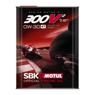 Спортивное моторное масло для мотоциклов 300V² MOTUL FL SBK 0W30 111019