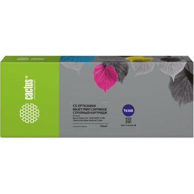Картридж струйный для Epson Stylus PRO 7700/7890/79 Cactus CS-EPT636800 T6368 1746069