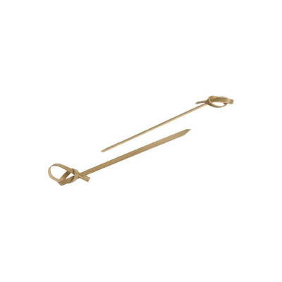 Пики декоративные Optiline Узелок бамбук, 8 см, 100 шт 10-1119