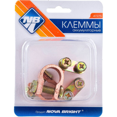 Nova Bright Клеммы аккумуляторные в блистере ВТ 8/9 - 2шт. 47275
