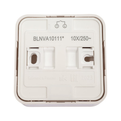 1-клавишный выключатель Systeme Electric Blanca BLNVA101111