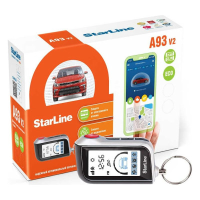 StarLine Охранно-телематичекий комплекс А93 v2 2CAN+2LIN ECO 4003429