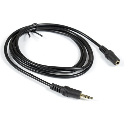ExeGate Удлинитель звуковой EX-CCA-42-1.5 3.5mm Jack M 3.5mm Jack F, 1,5м, позолоченные контакты 284943