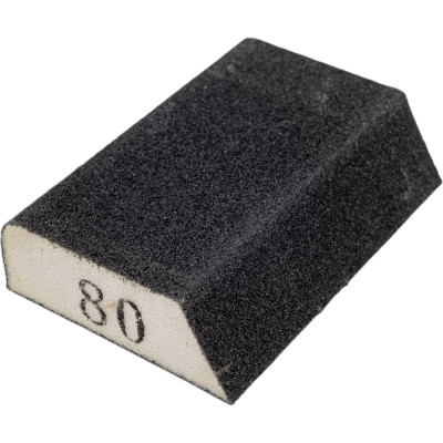 GRAPHITE Губка наждачная косой 98 x 25 x 68 мм K80 55H925