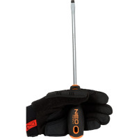 Шлицевая отвертка NEO Tools 8.0x200 мм CrMo 04-016