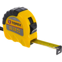 Рулетка TOPEX стальная лента 8 м x 25 мм 27C308