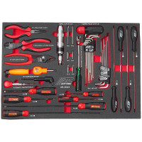 Универсальный набор инструмента, в ложементе 43шт JTC-UB2043