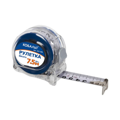 Рулетка КОБАЛЬТ Высота 7.5м x 25мм 247-286