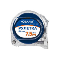 Рулетка КОБАЛЬТ Высота 7.5м x 25мм 247-286