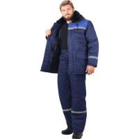 Костюм зимний ГК Спецобъединение темно-синий/василёк, р. 128-132, рост 170-176 Кос 306/128/170