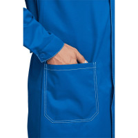 Халат ГК Спецобъединение КМ-10 ЛЮКС василёк/темно-синий р. 112-116, рост 182-188 Хал 542/112/182